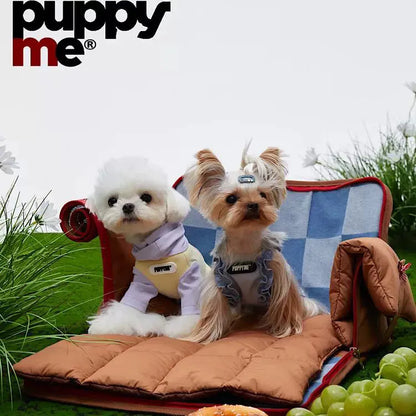 Transportín de tela vaquera y algodón PuppyMe