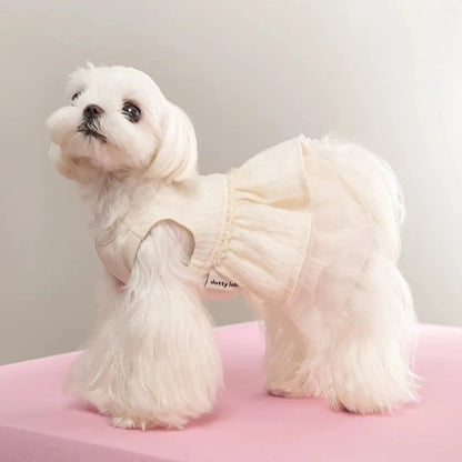 dotty lab. Asymmetric 4-Layer Tulle Skirt