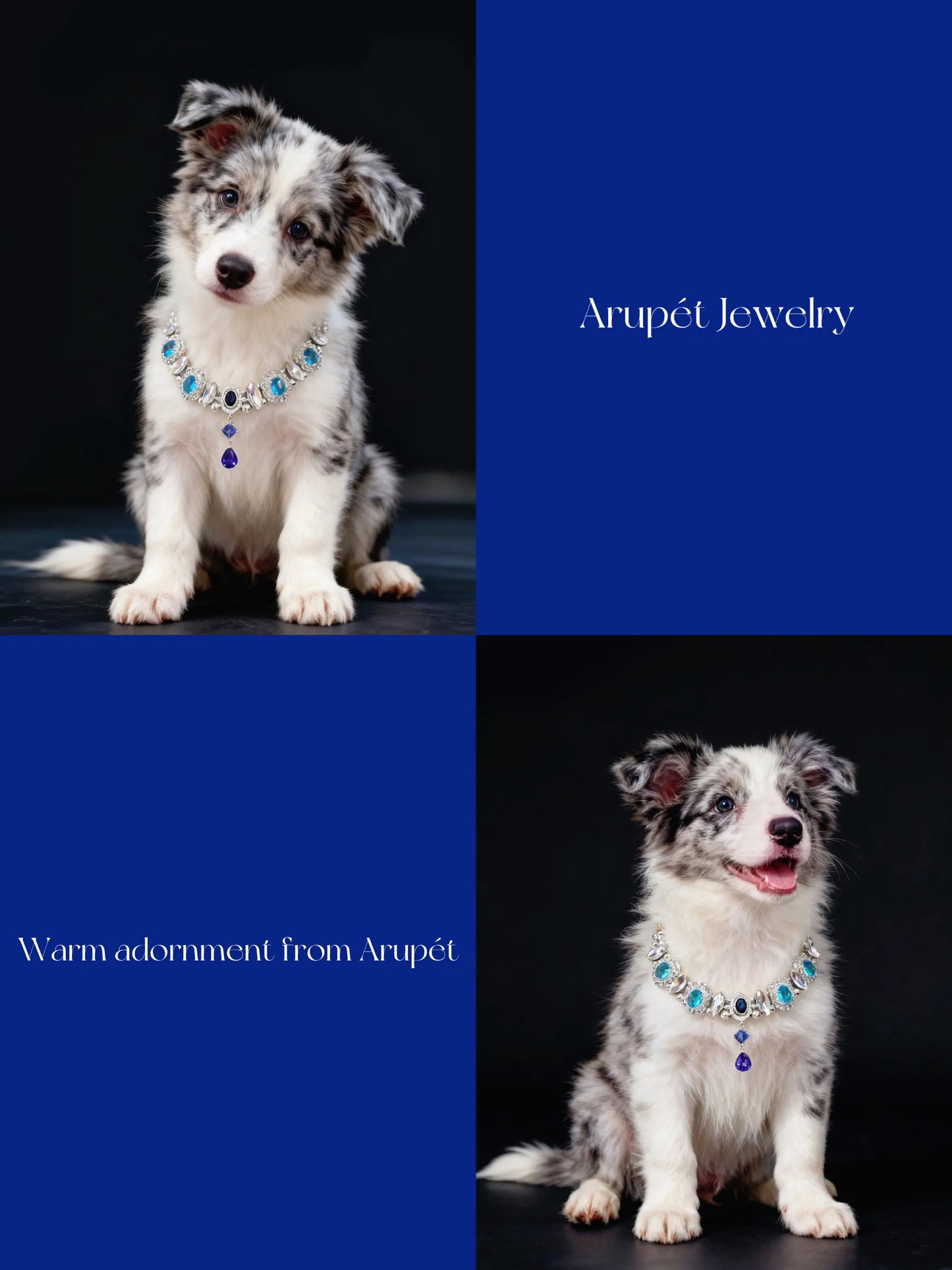 Handmade Zircon Pet Collar Necklace
