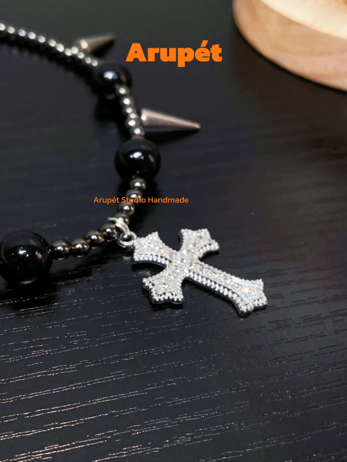 Handmade Y2K Pearl Cat & Dog Necklace