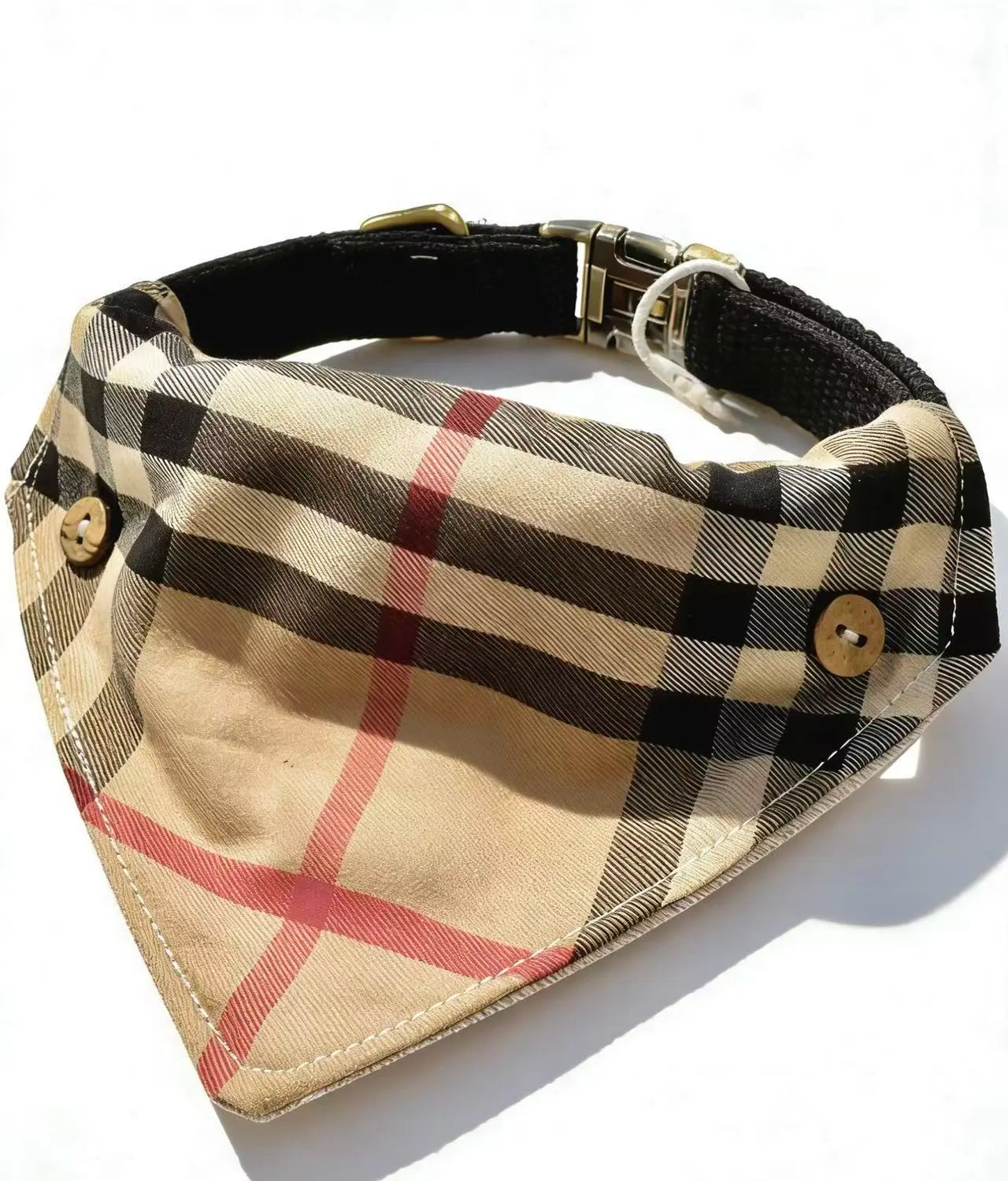 Detachable Two-in-One Dog Bandana Collar