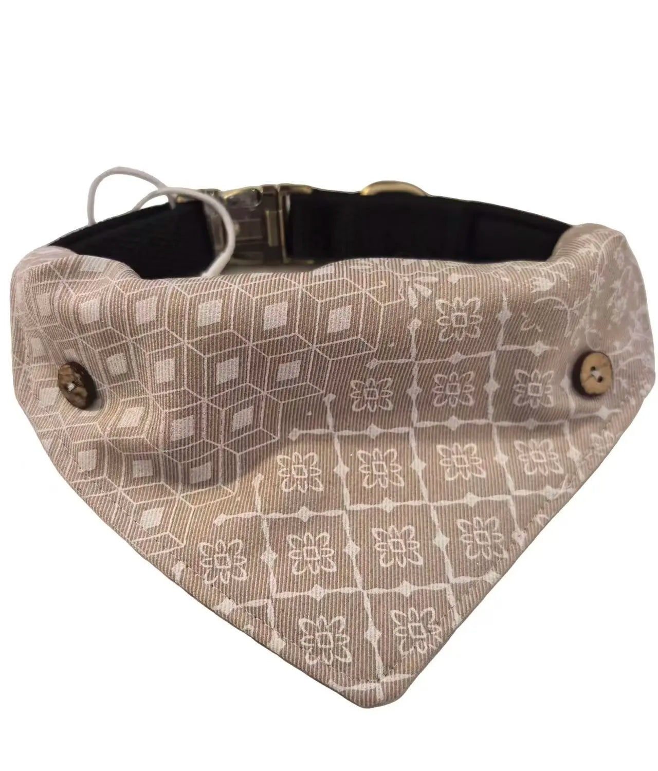 Detachable Two-in-One Dog Bandana Collar