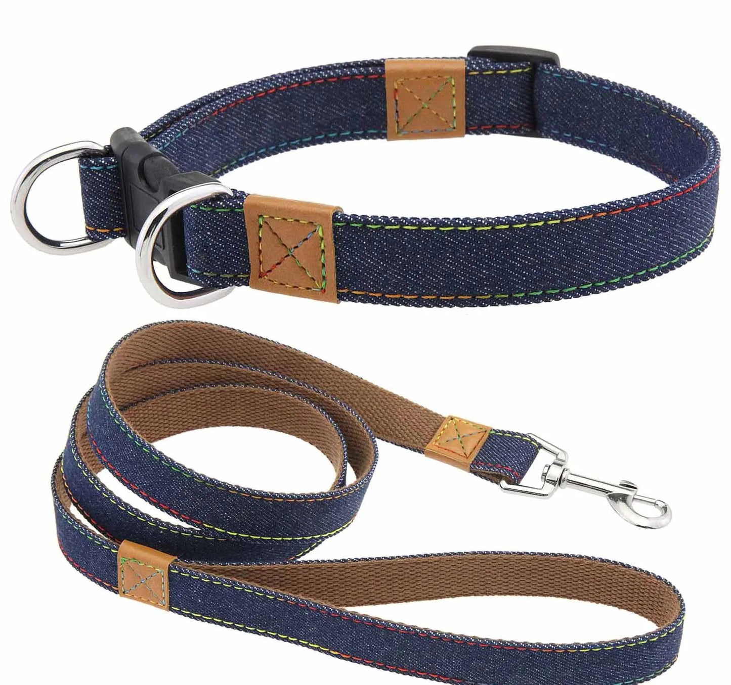 our-Way Dachshund Bandana Collar and Leash Set