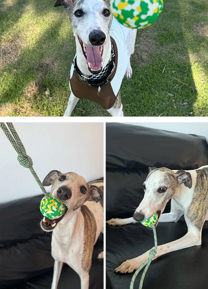 Chew-Resistant Rope Ball Toy for Small Dogs