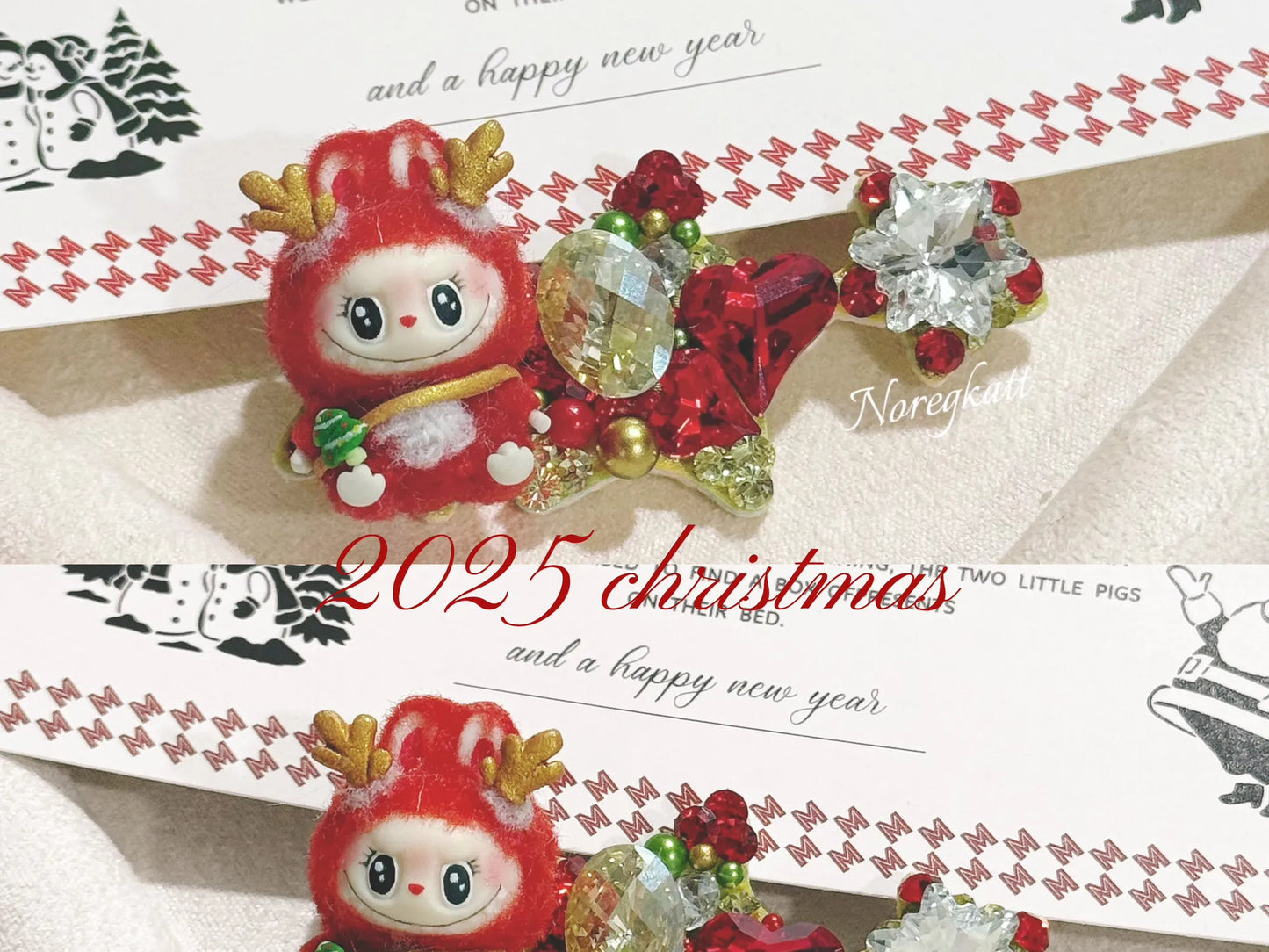 Handmade Frog Clip Pet Hair Accessory
