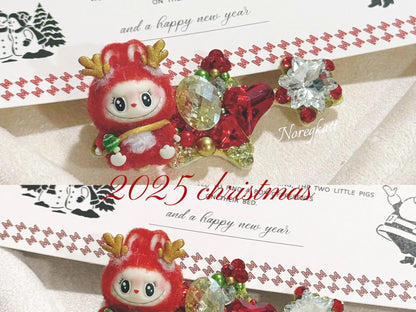 Handmade Frog Clip Pet Hair Accessory