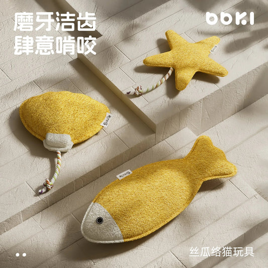 Loofah Seafood Gift Set Cat Toy