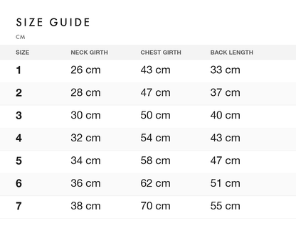 Size guide — verified measurements for Cow Print Faux Rabbit Fur Dog Jumpsuit