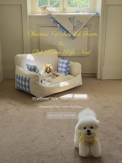 OU Maravilloso Sofá Cama para Mascotas de Granja